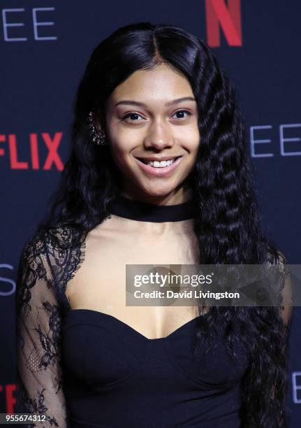 Sierra Capri attends the Netflix FYSEE Kick-Off at Netflix FYSEE at Raleigh Studios on May 6, 2018 in Los Angeles, California.