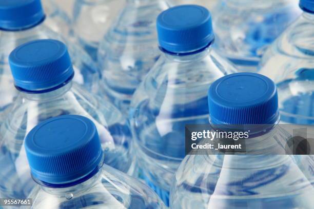water bottles - bottle cap stock pictures, royalty-free photos & images