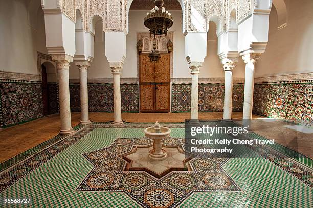 mausoleum of moulay ismail. - meknes bildbanksfoton och bilder