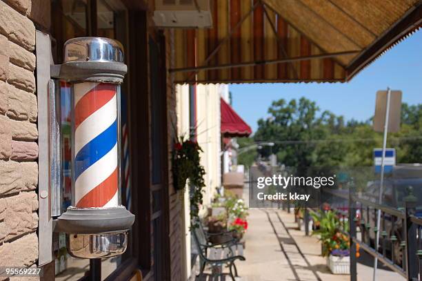 barber shop pole 2 - barber pole stock pictures, royalty-free photos & images