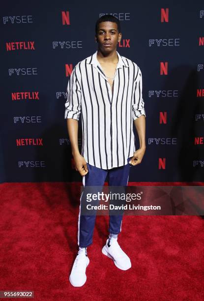 Brett Gray attends the Netflix FYSEE Kick-Off at Netflix FYSEE at Raleigh Studios on May 6, 2018 in Los Angeles, California.