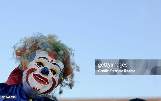 Ecuadorian people attend the Dia de los Santos Inocentes on January 02, 2009 in Quito, Ecuador. The party occurs from December 28 to January 6,...