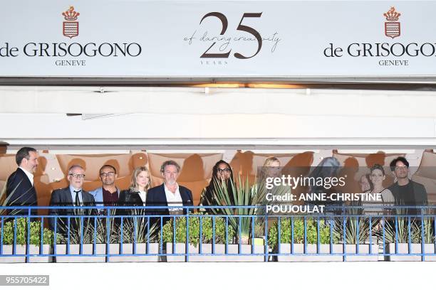 Canadian director and member of the Feature Film Jury Denis Villeneuve, the General Delegate of the Cannes Film Festival Thierry Fremaux, Russian...