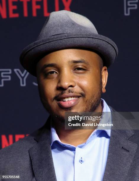 Justin Simien attends the Netflix FYSEE Kick-Off at Netflix FYSEE at Raleigh Studios on May 6, 2018 in Los Angeles, California.