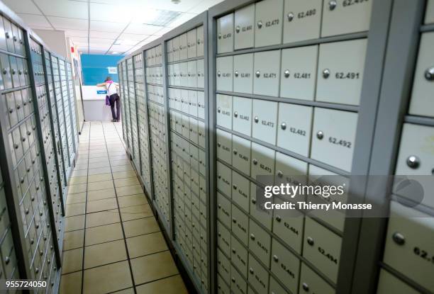 The empty offices of the ipostel in Caracas.