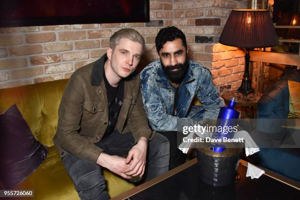 Plan B and Amir Amor attend the Rexler launch party hosted by Plan B, drinks provided by Ciroc, at Kadie's Club on May 3, 2018 in London, England.