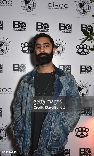Amir Amor attends the Rexler launch party hosted by Plan B, drinks provided by Ciroc, at Kadie's Club on May 3, 2018 in London, England.