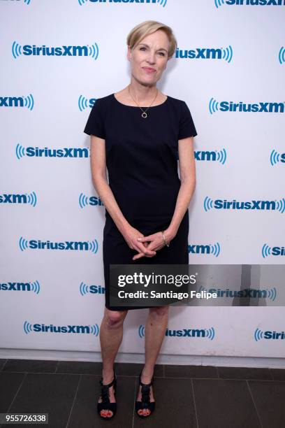 President of Parent Plannedhood Cecile Richards visits SiriusXM Studios on May 7, 2018 in New York City.