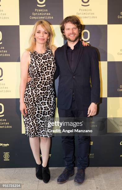 Actress Maria Adanez attends 'Optimistas Comprometidos' Awards 2018 on May 7, 2018 in Madrid, Spain.