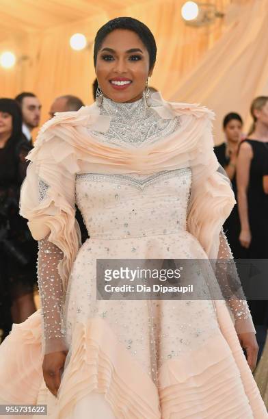 Alicia Quarles attends the Heavenly Bodies: Fashion & The Catholic Imagination Costume Institute Gala at The Metropolitan Museum of Art on May 7,...