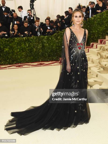 Keltie Knight attends the Heavenly Bodies: Fashion & The Catholic Imagination Costume Institute Gala at The Metropolitan Museum of Art on May 7, 2018...