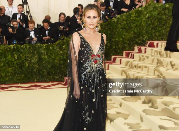 Keltie Knight attends the Heavenly Bodies: Fashion & The Catholic Imagination Costume Institute Gala at The Metropolitan Museum of Art on May 7, 2018...