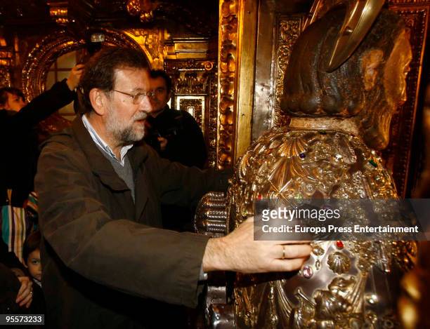 Spanish 'Popular Party' Leader Mariano Rajoy attends Santiago de Compostela Cathedral at Jubileo Year on January 4, 2010 in Santiago de Compostela,...