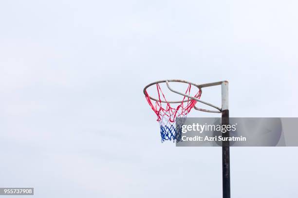 archery targets on a beautiful morning light - basketball hoop pole stock pictures, royalty-free photos & images