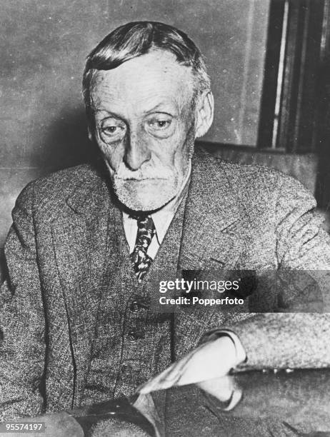 American serial killer Albert Fish , circa 1935. He was found guity of the murder of 10-year-old Grace Budd and executed in January 1936. He is also...