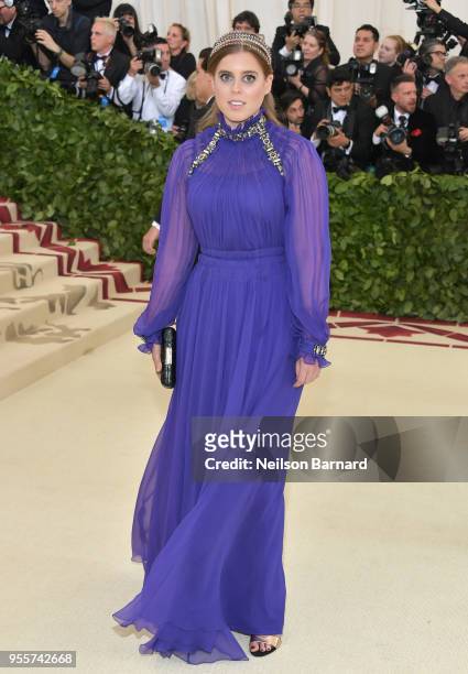 Princess Beatrice of York attends the Heavenly Bodies: Fashion & The Catholic Imagination Costume Institute Gala at The Metropolitan Museum of Art on...