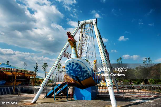 Photo taken on 06 May 2018 shows 'Hai Hua Nong', an agricultural theme creative amusement park in Wugang, China's Hunan province.