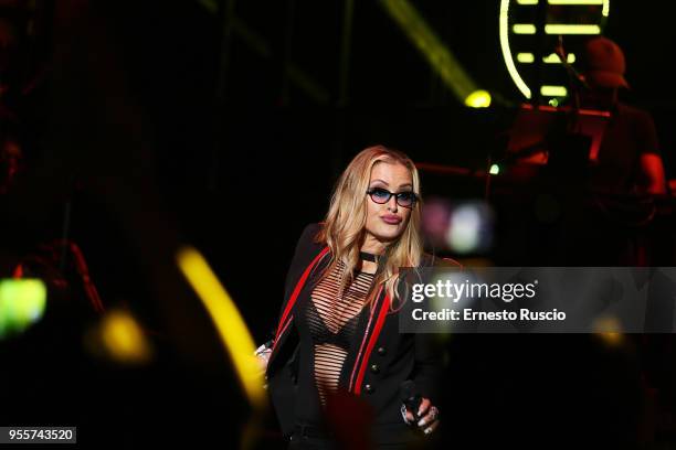 Singer Anastacia performs onstage at Auditorium Parco Della Musica on May 7, 2018 in Rome, Italy.