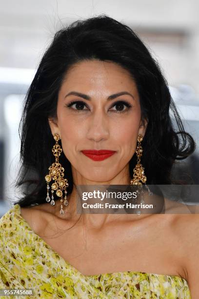 Huma Abedin attends the Heavenly Bodies: Fashion & The Catholic Imagination Costume Institute Gala at The Metropolitan Museum of Art on May 7, 2018...