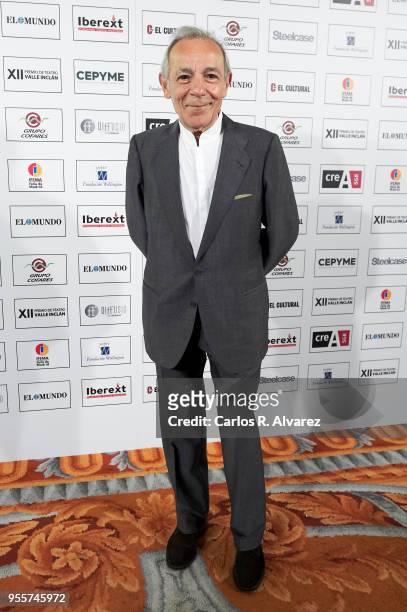 Actor Jose Luis Gomez attends the Valle Inclan awards 2018 at the Royal Theater on May 7, 2018 in Madrid, Spain.