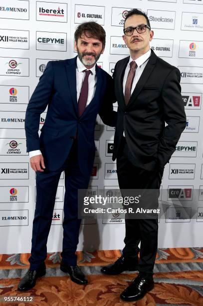 Actors Fernando Tejero and Luis Luque attend the Valle Inclan awards 2018 at the Royal Theater on May 7, 2018 in Madrid, Spain.