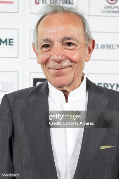 Actor Jose Luis Gomez attends the Valle Inclan awards 2018 at the Royal Theater on May 7, 2018 in Madrid, Spain.