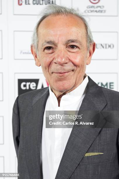 Actor Jose Luis Gomez attends the Valle Inclan awards 2018 at the Royal Theater on May 7, 2018 in Madrid, Spain.