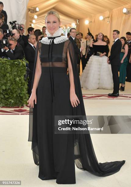 Misha Nonoo attends the Heavenly Bodies: Fashion & The Catholic Imagination Costume Institute Gala at The Metropolitan Museum of Art on May 7, 2018...