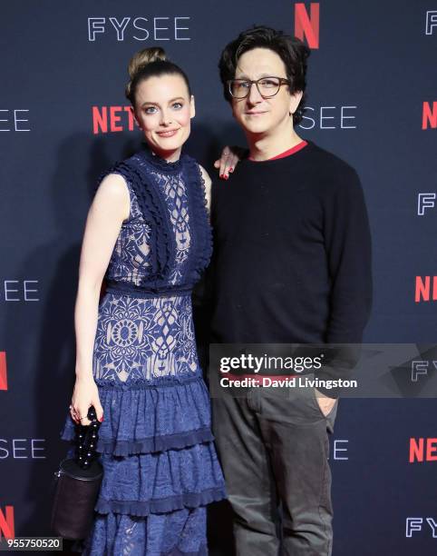 Gillian Jacobs and Paul Rust attend the Netflix FYSEE Kick-Off at Netflix FYSEE at Raleigh Studios on May 6, 2018 in Los Angeles, California.