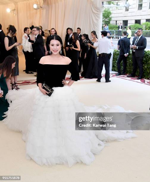 Wendy Yu, Investor and Philanthropist, attends Heavenly Bodies: Fashion & The Catholic Imagination Costume Institute Gala at the Metropolitan Museum...