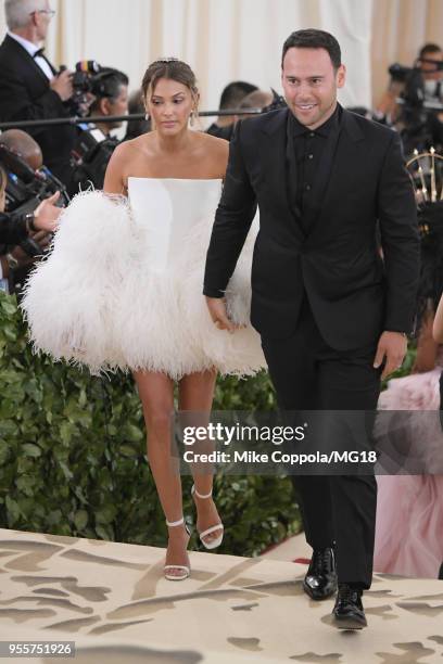 Yael Cohen Braun and Scooter Braun attend the Heavenly Bodies: Fashion & The Catholic Imagination Costume Institute Gala at The Metropolitan Museum...