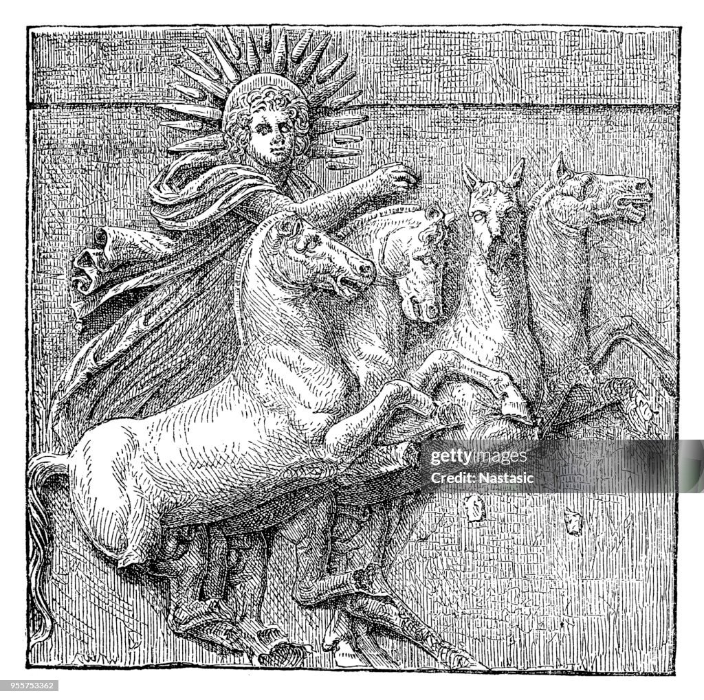 Sun God Helios relief - Altes Museum - Berlin