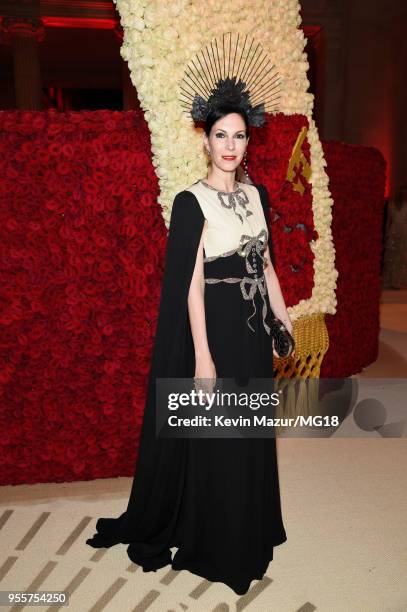 Jill Kargman attends the Heavenly Bodies: Fashion & The Catholic Imagination Costume Institute Gala at The Metropolitan Museum of Art on May 7, 2018...