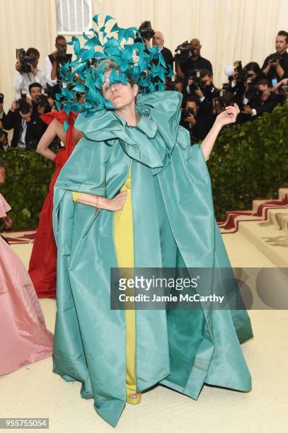 Frances McDormand attends the Heavenly Bodies: Fashion & The Catholic Imagination Costume Institute Gala at The Metropolitan Museum of Art on May 7,...