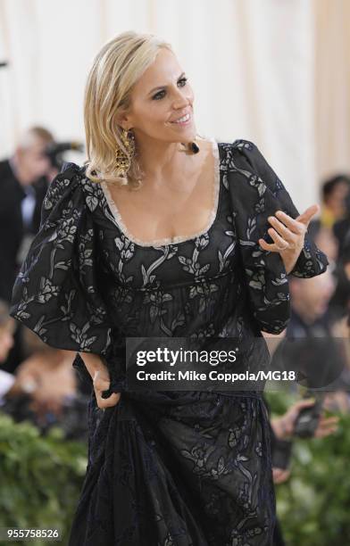 Tory Burch attends the Heavenly Bodies: Fashion & The Catholic Imagination Costume Institute Gala at The Metropolitan Museum of Art on May 7, 2018 in...