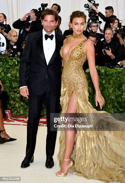 Bradley Cooper and Irina Shayk attend the Heavenly Bodies: Fashion & The Catholic Imagination Costume Institute Gala at The Metropolitan Museum of...
