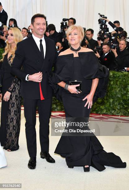 Hugh Jackman and Deborra-Lee Furness attend the Heavenly Bodies: Fashion & The Catholic Imagination Costume Institute Gala at The Metropolitan Museum...