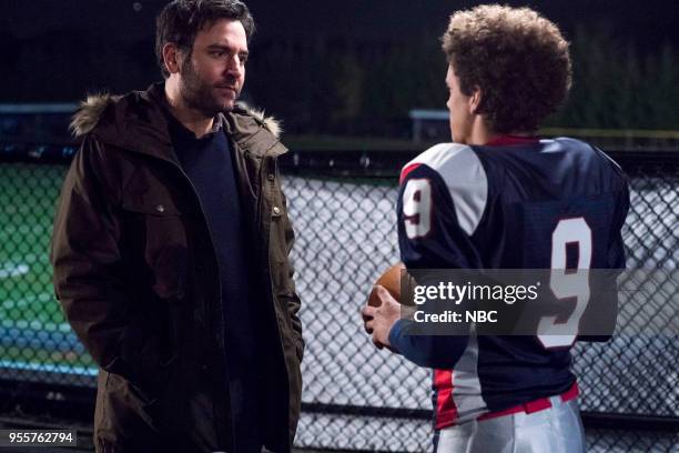 The Petition" Episode 108 -- Pictured: Josh Radnor as Lou Mazzuchelli, Damon J. Gillespie as Robbie Thorne --