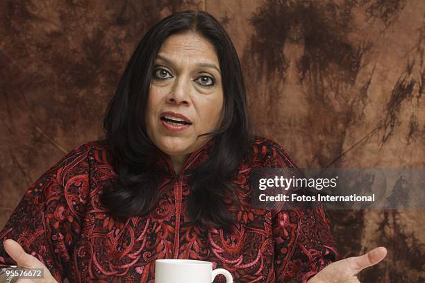 Mira Nair at the Four Seasons Hotel in Beverly Hills, California on October 22, 2009. Reproduction by American tabloids is absolutely forbidden.