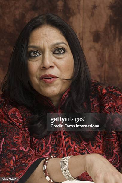 Mira Nair at the Four Seasons Hotel in Beverly Hills, California on October 22, 2009. Reproduction by American tabloids is absolutely forbidden.