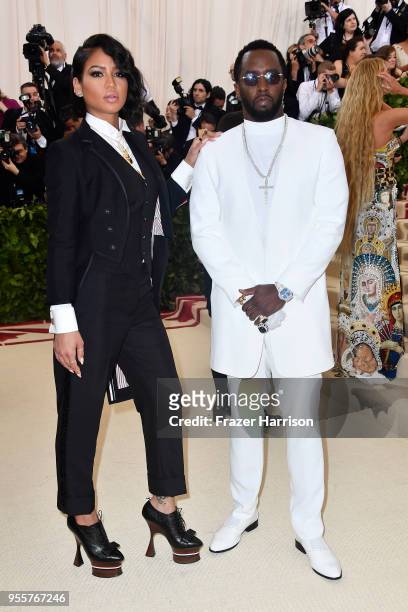 Cassie Ventura and Sean Combs attend the Heavenly Bodies: Fashion & The Catholic Imagination Costume Institute Gala at The Metropolitan Museum of Art...