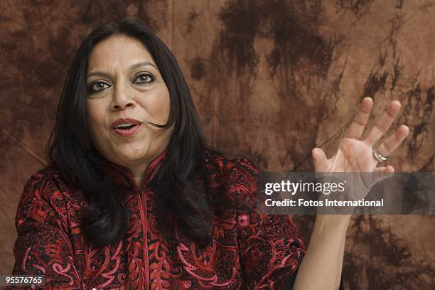 Mira Nair at the Four Seasons Hotel in Beverly Hills, California on October 22, 2009. Reproduction by American tabloids is absolutely forbidden.