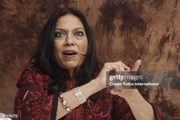 Mira Nair at the Four Seasons Hotel in Beverly Hills, California on October 22, 2009. Reproduction by American tabloids is absolutely forbidden.