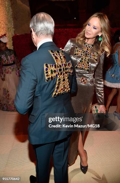 Tommy Hilfiger and Dee Hilfiger attend the Heavenly Bodies: Fashion & The Catholic Imagination Costume Institute Gala at The Metropolitan Museum of...