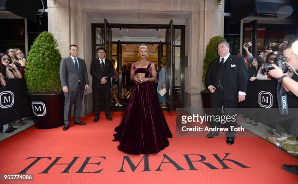 Actress Cynthia Erivo attends as The Mark Hotel celebrates the 2018 Met Gala at The Mark Hotel on May 7, 2018 in New York City.