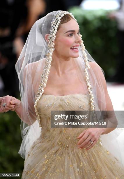 Kate Bosworth attends the Heavenly Bodies: Fashion & The Catholic Imagination Costume Institute Gala at The Metropolitan Museum of Art on May 7, 2018...