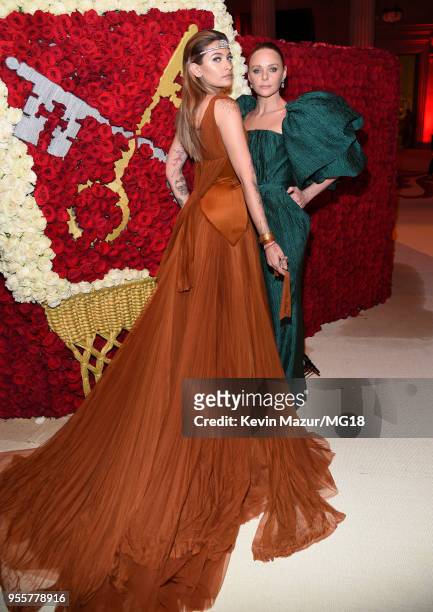 Paris Jackson and Stella McCartney attend the Heavenly Bodies: Fashion & The Catholic Imagination Costume Institute Gala at The Metropolitan Museum...