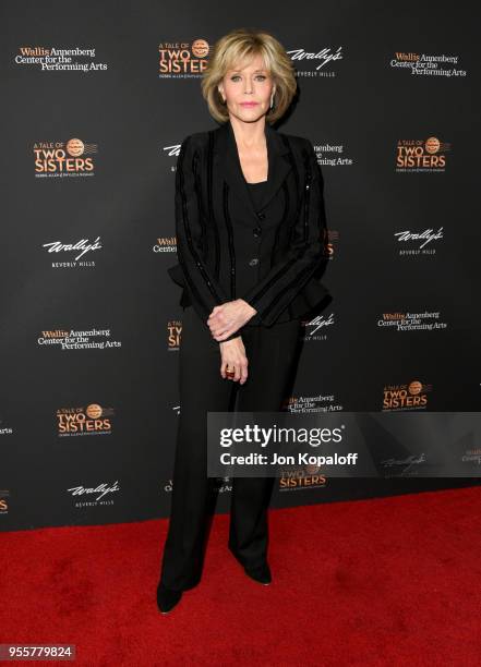 Jane Fonda attends "A Tale of Two Sisters" honoring Debbie Allen and Phylicia Rashad at Wallis Annenberg Center for the Performing Arts on May 7,...