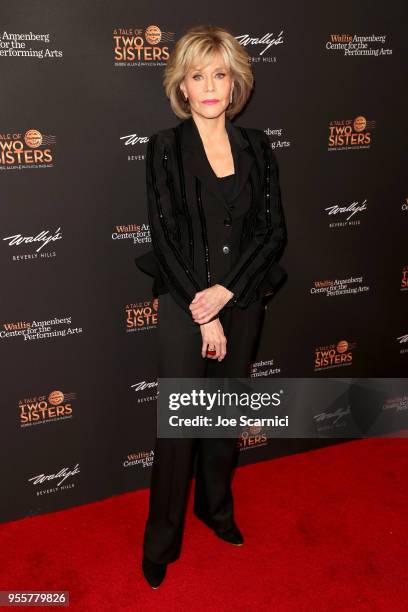 Jane Fonda attends "A Tale of Two Sisters" honoring Debbie Allen and Phylicia Rashad at Wallis Annenberg Center for the Performing Arts on May 7,...