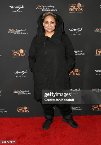Raven-Symone attends "A Tale of Two Sisters" honoring Debbie Allen and Phylicia Rashad at Wallis Annenberg Center for the Performing Arts on May 7,...